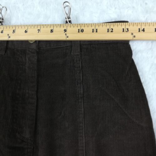 Bagatelle Womens Skirt Corduroy Midi Brown Cargo Pockets A Line 4 - Picture 3 of 8