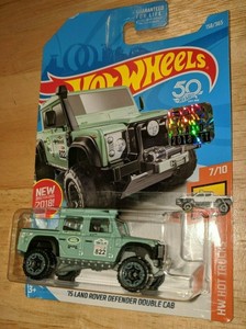 15 land rover defender double cab hot wheels