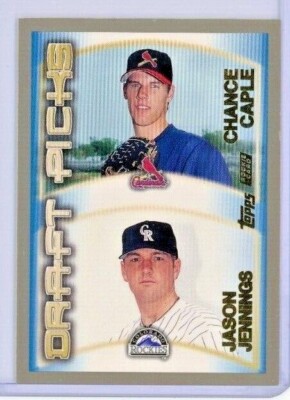 2000 Topps #212 Draft Picks Chance Caple / Jason Jennings Rookie RC ...