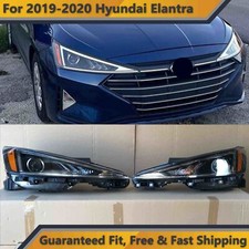 Headlight Lamp Assembly for 2019 2020 Hyundai Elantra Driver Passenger Pair 2pc