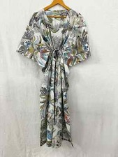 Indian Cotton Multi Kaftans Summer Dress Night Gown Maxi Bridal Caftan Dress