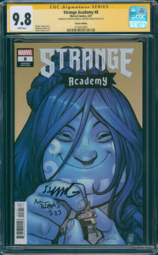 Strange Academy #8 signiert von Arthur Adams und Skottie Young SS CGC 9.8 - Bild 1 von 2