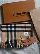 Sciarpa Burberry original. 100% CASHMERE Colore Cammello *SALDI 2026 -35%