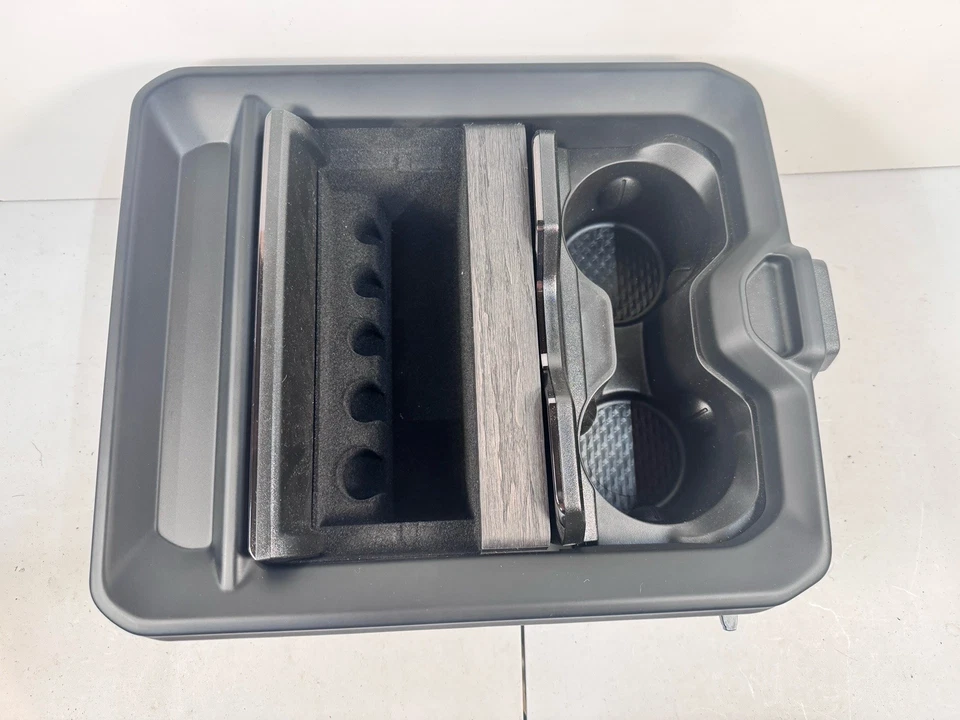 Dodge Ram 1500 2500 2019-2025 consola central portavasos deslizante bandeja de almacenamiento OEM Foto 2 de 3
