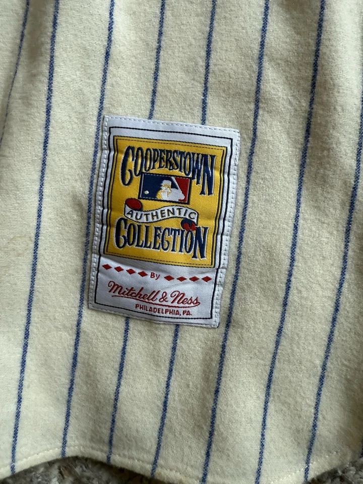 Camiseta deportiva 100 % auténtica Ernie Banks Mitchell & Ness 1969 Chicago Cubs talla 48XL Foto 4 de 4