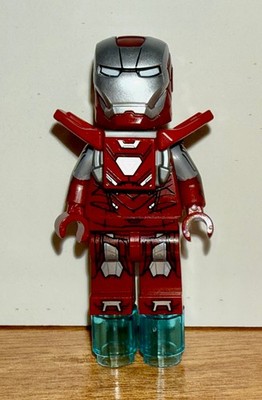 LEGO Marvel Super Heroes Iron Man Silver Centurion Mark 33 Minifigure