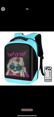 LED Backpack Unisex BLACK Great Christmas Gift Sale