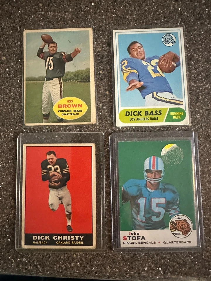 1960-1987 Topps Football Lot - 87 Star Cards, HOF & RC LOADED, VG-EX-High Grade! - Image 3 of 4