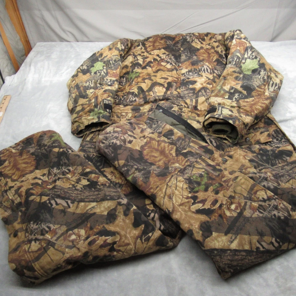 Monos de roble musgo para hombre XL verde camuflaje suelo bosque aislado cadera cremallera caza Foto 3 de 4