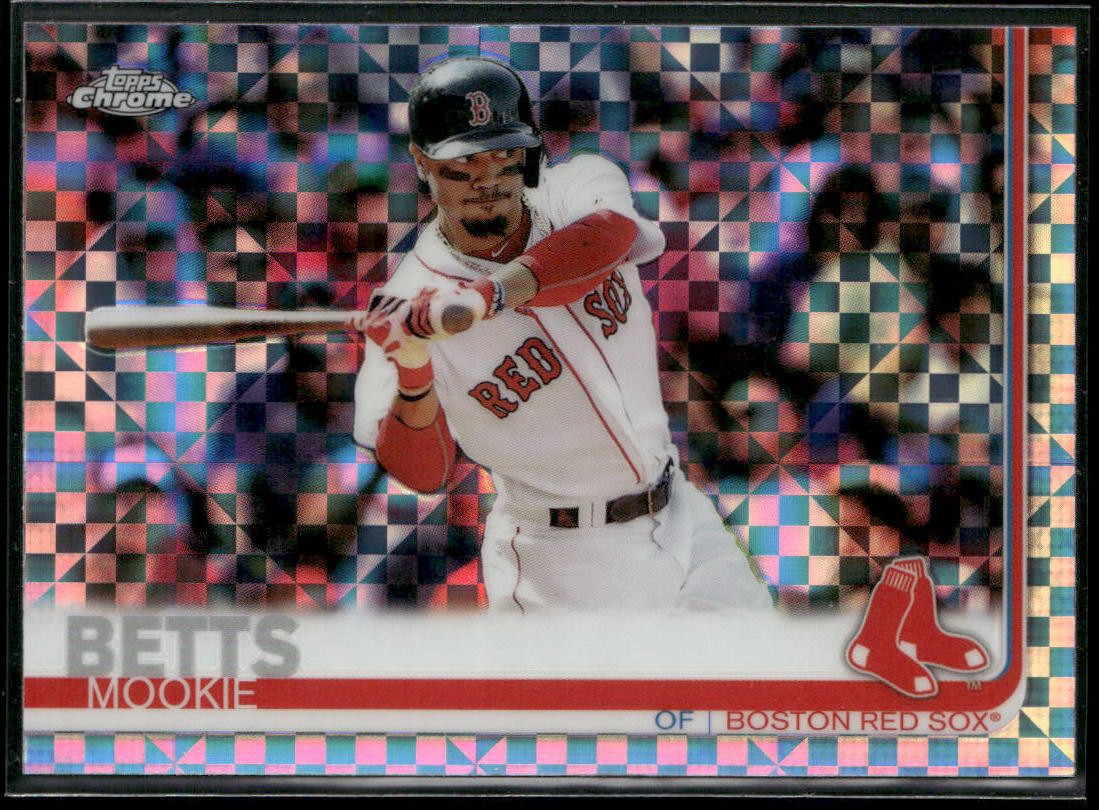 2019 Topps Chrome #50 Mookie Betts X-Fractor