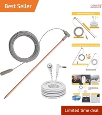 Copper Grounding Rod Kit 40ft Female Ground Cord Portable Grounding Product