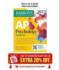 AP Psychology Premium, 2027: Prep Book with 4 Practice Tests