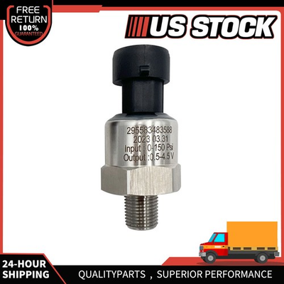 #ad For Oil Air Fuel Gas 150Psi 1 8NPT Stainless Pressure Transducer Sender Sensor $10.45