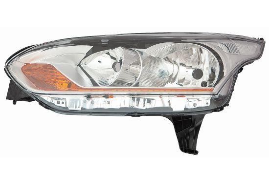 ABAKUS Left Headlight 431-11C4LMLEMN1 For Ford Chrom Housing, With LWR Motor