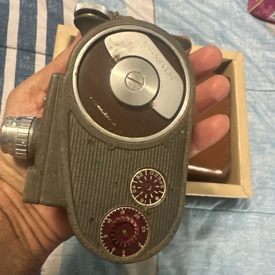 Lente de cámara de película colimada de precisión Bell & Howell de colección 2 1/2 x teleobjetivo con caja Foto 4 de 4