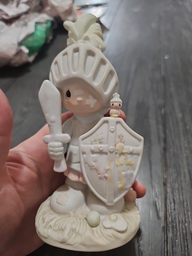Precious Moments "Onward Christian Soldier" Jonathan & David 1983 Figurine Nobox