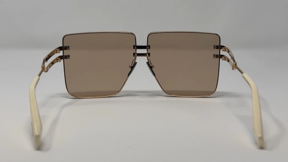 Gafas de sol BALMAIN GENDARME BPS 109C 66 marco dorado/hueso lentes MARRÓN 66 mm Foto 3 de 4