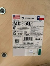 1000 ft Aluminum MC-Cable 10/2 Strand Copper- Black, White Conductors 1000' 