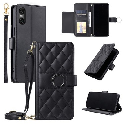 For Various Phone Crossbody Wallet Case Girls Leather Card Bag Cover Flip Stand