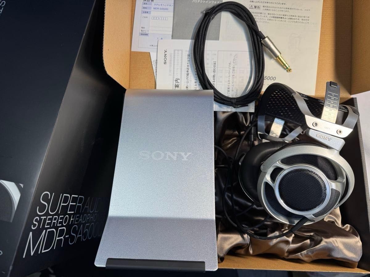 Sony MDR-SA5000 Headband Headphones - Silver/Black for sale Sony MDR-SA5000 Headband Headphones - Silver/Black for sale