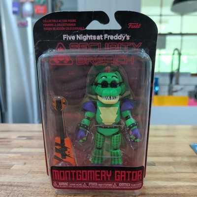 Funko FNAF Montgomery Gator Glamrock Freddy Security Breach Figures 5'' New