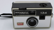 Vintage Camera Kodak Instamatic 134 For Parts Pieces 70's Decor Untested