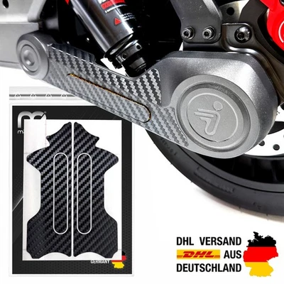 M2MEDIEN Schwinge Aufkleber Carbon Optik geeignet für Segway Ninebot MAX G3 D E-Scooter