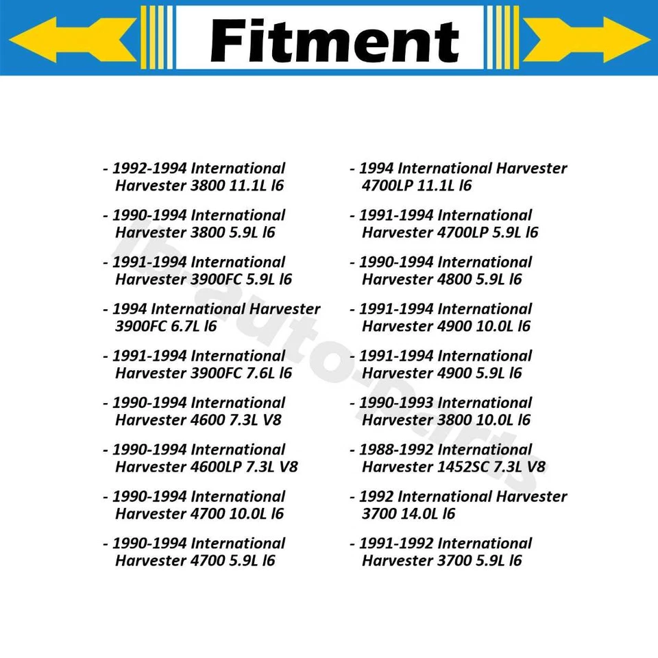 2x Linha de mangueira de freio dianteira para 1994-1997 International Harvester 4900 8,7L - Imagem 4 de 4