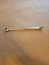 Snap On 9/16" 12PT SAE Long Chrome Combination Wrench USA OEXL18