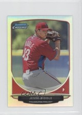 2013 Bowman Cream of the Crop Chrome Mini Refractor Jesse Biddle #CC-PP1 3k8