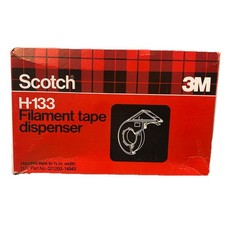 Distributore di nastri filamento scozzese vintage H-133 nastro 3/4" una mano 