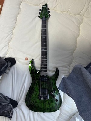 E-Gitarre Schecter AD-C-1-FR-SVMT TXV Silver Translucent Vintage mit Koffer