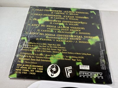 NICE LP Jaÿ-Z Dead President$ presidents Record 51G26 49925323313