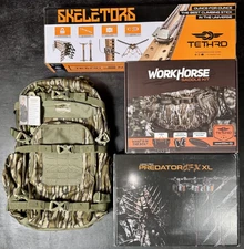 Tethrd Grit Saddle Kit Bottomlands CFX XL Platform Skeletor Sticks Combo New