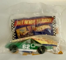 Vintage McDonalds Quaker State Racer #62 Hot Wheels Racing Series Happy Meal Toy