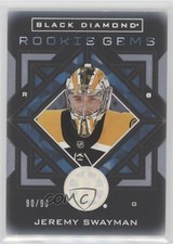 2021-22 Upper Deck Black Diamond Rookie Gems Spectrum 90/99 Jeremy Swayman 1q2