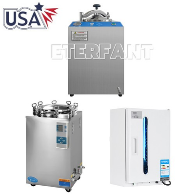 #ad 27L Medical UV Sterilization Cabinet Vertical Pressure Steam Sterilizer 28L 35L $141.05