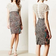 Beguile By Byron Lars Lace Study Sheath Dress Sz 2 Laser Cut Cocktail Feminine