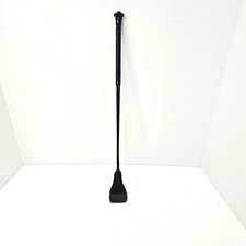 Snowbee Riding Crop Leather Horse Whip Bat for Equestrian Horses 19.5 inch Woven