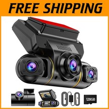 Dashcam 360 View Loop Recording G-sensor Screen Saver