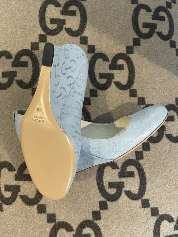 Authentic New Gucci Wedge Rare! Women's Shoes - Image 2 of 4