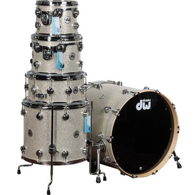 Drum Workshop SonicPly Collectors Series 5-Piece Shell Kit - Broken Glass