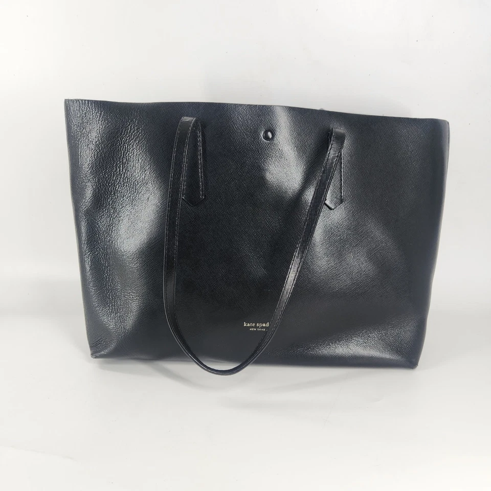 Bolso de Mano Kate Spade Molly Grande de Cuero Interior de Leopardo con Bolsa y Bolsa para el Polvo Foto 4 de 4