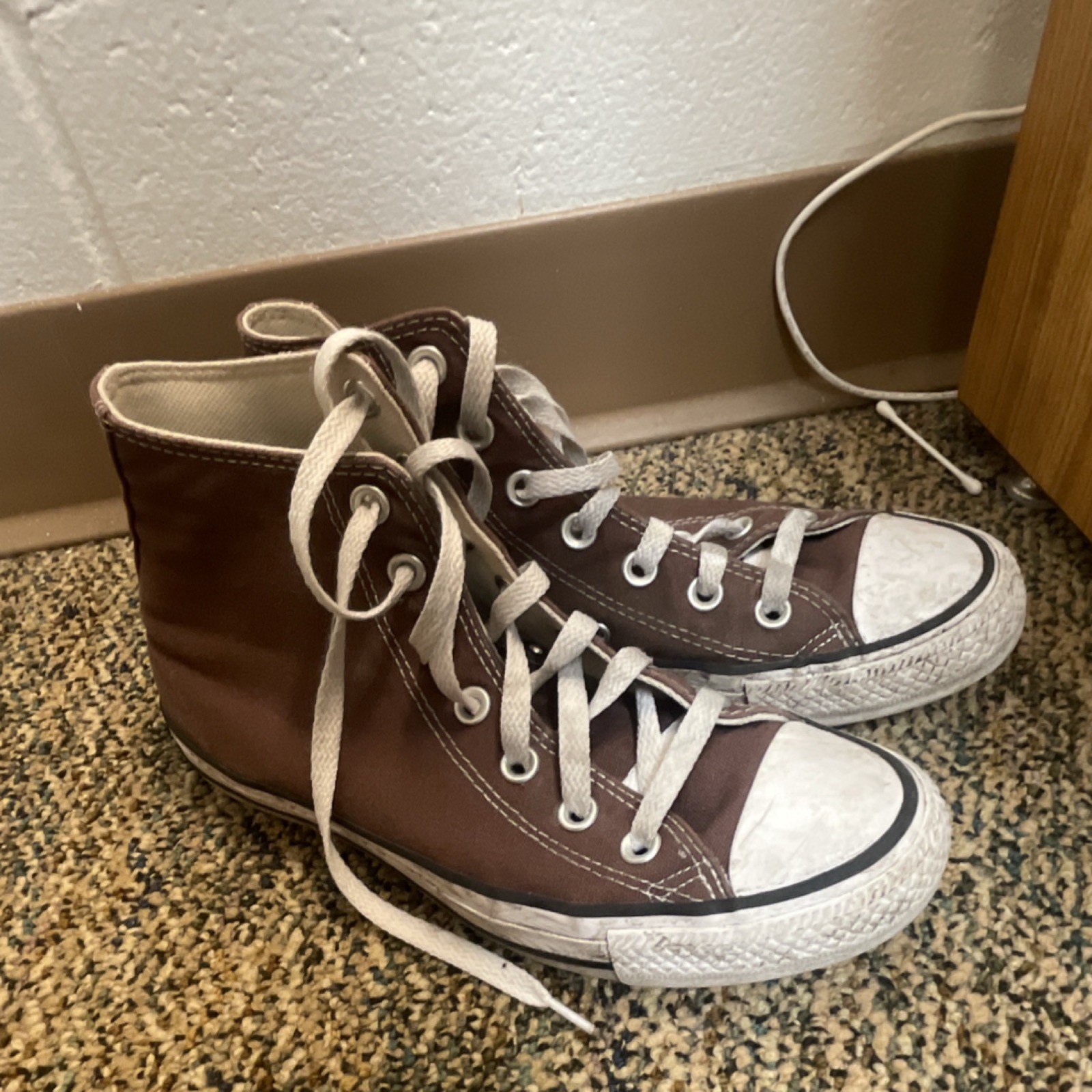 Converse Chuck Taylor All Star High Top Brown Canvas Men's Shoes Size 5