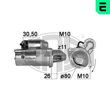 ERA Anlasser Starter 220893A für ELH DM LM EL DMA FÉ CM SANTA HYUNDAI 12V 3 FE 4