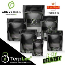 Grove Bags - Window storage bags Teploc roll Mylar Grip seal bags- All Sizes UK
