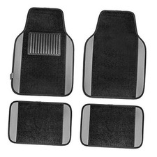  Automotive Floor Mats – Universal Fit Premium Carpet Car Mats with Driver Gray