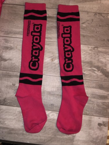Crayola rosa Buntstift Halloween Kostüm M Kleid, Stirnband, Socken Outfit Razzmatazz - Bild 4 von 5