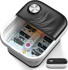 X Large Feet, Foot Spa Bath Massager Heat Soaker Massage Bubble Roller Deep Soak