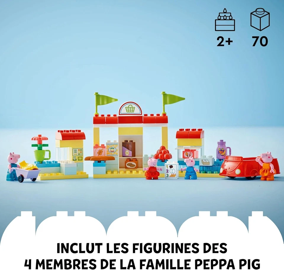 LEGO Duplo Le Supermarché de Peppa Pig - Jouet Éducatif pour Fille ou Garçon... - Photo 4/4